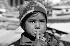 Child Portrait Mana Village Himachal Pradesh India