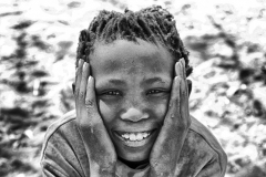 San Girl Smile Tsumkwe, Namibia