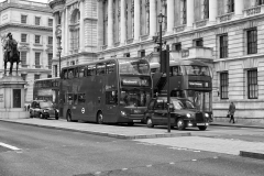 London Transport Bus and Taxi Cabs England