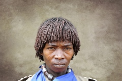 Banna Woman Portrait Key Afer Omo Valley Ethiopia