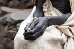 Hands Folded Omo Valley Ethiopia