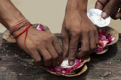 Hand Rituals Varanasi Uttar Pradesh India