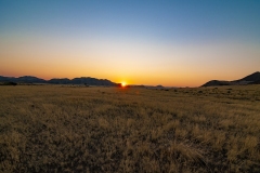 Sunset Landscape Erongo Region Namibia