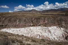 Salinas de Maras Terraces Landscape Cusco Region Perù