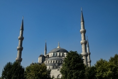 Blue Mosque Landscape Istanbul Turkey