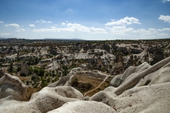 Goreme Landscape Fairy Chimneys Cappadocia Turkey