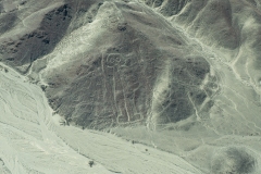 The Astronaut Nazca Lines Geoglyphs Aerial Perù