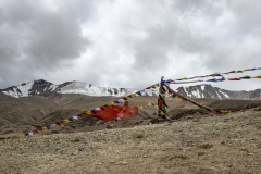 Tibetan Prayer Flags Landscape Ladakh India