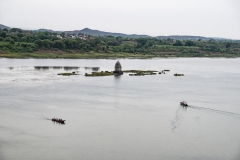 Narmada River Temple Maheshwar Madhya Pradesh India