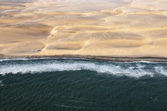 Skeleton Coast Aerial Landscape Namibia