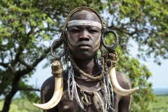 Mursi Hamer Warrior Traditional Head Ornament Omo Valley Turmi Ethiopia