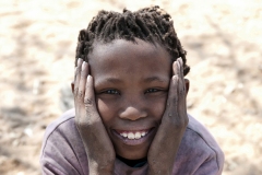 San Child Smile Tsumkwe Otjozondjupa Region Namibia