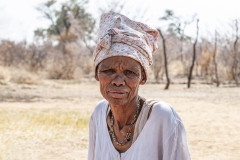 Old Woman San Tsumkwe Otjozondjupa Region Namibia