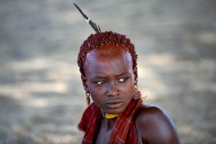 Hamer Woman Omo Valley near Turmi Ethiopia