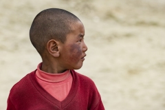 Nomad Changpa Child Tsokara Area Ladakh India