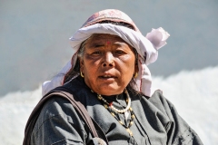 Woman Badrinath Uttarakhand India