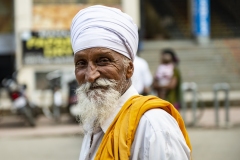 Sikh Man Walking Amristar Punjab India