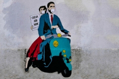 Street Art Trastevere Rome Italy Street Art Trastevere Rome Italy