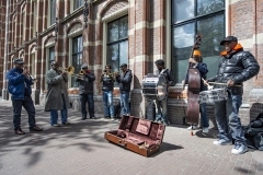 Musicians Street Amsterdam Holland