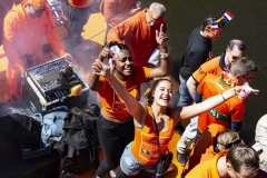 Street Party King's Day Amsterdam Holland