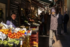 Old Middle Market Shadow Bologna Italy