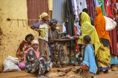 Street Tailor In The Dorze Village Of Hayto near Arba Minch Ethiopia