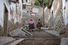 Barrio de San Blas Stairway Cusco Perù