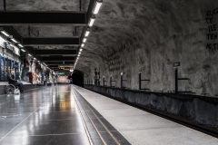 Tunnelbana Tensta Station Stockholm Sveden