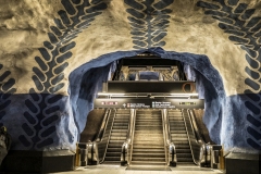 Tunnelbana T-Centralen Station Stockholm Sveden