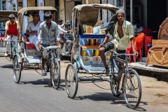 Varanasi Risciò Man Uttar Pradesh India