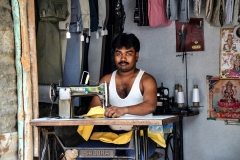 Street Taylor in Maheshwar Madhya Pradesh India