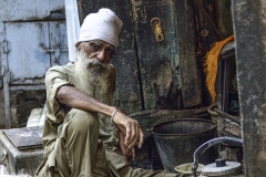 Barman on the Street Chandigarh Punjab India