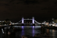 Tower Bridge Night Landscape London England