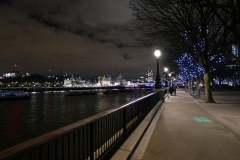 Riverside Promenade by Night London England