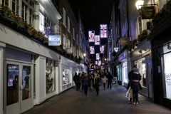 Love Signs Soho Street by Night London England
