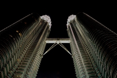 The Petronas Tower by Night Kuala Lumpur Malaysia