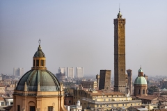 Two Towers Landscape Bologna Italy