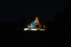 Khajuraho Temple Nigth Landscape Madhya Pradesh India