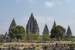 Prambanan Temples Landscape Java Indonesia