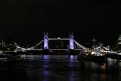 Tower Bridge Night Landscape London England
