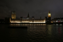 The Parliament Night Landscape London England
