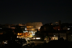 The Colosseum Night Landscape Rome Italy