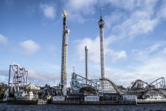 Gröna Lund Park Landscape Stockholm Sveden