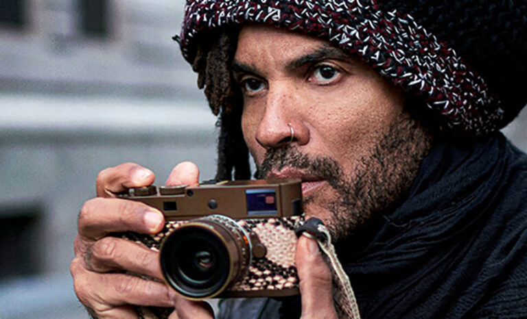 Lenny Kravitz with Leica